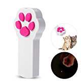 UEETEK Pata estilo gato captura la luz LED interactiva puntero ejercicio Chaser juguete mascota rayar la herramienta de formación