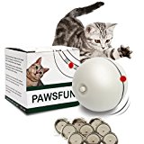 juguete gato luz?juguete gato bola?juguete gato ball?Juguete gato para Animales Pet Mascotas Perro Gato, Pet Ball Juguetes, Bola Interactiva para Mascotas Jugar Ejercicio-Bola de luz giratoria electrónica LED (rojo) [9 baterías ]