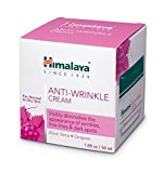 Himalaya Herbals Anti-Wrinkle Cream 50 g, | Previene las arrugas, hidrata y energiza la crema facial | Tratamiento natural para una piel hermosa y saludable