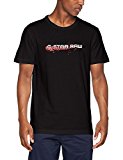 G-STAR RAW LON Regular RT S/s, Camiseta para Hombre, Negro (Black 990), Medium