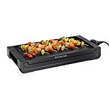 Russell Hobbs Plancha de Asar Fiesta - Plancha para Cocinar Eléctrica, Bandeja para Goteo, Parrilla Apta para Lavavajillas, Temperatura Regulable de 140°C a 230°C, 2400 W, Negro - 22550-56