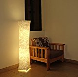 Gimify Lámpara de Pie Moderna Bombilla LED incluida para la Decoración de la Sala de Estar 26x26x132cm (Blanco cálido)