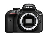 Nikon D3400 cuerpo - Cámara réflex digital de 24,2 Mp (pantalla LCD 3”, vídeo Full HD), color negro [Versión Europea]
