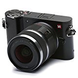 YI M1 4K cámara Digital sin Espejo con Lentes Intercambiables 12-40mm F3.5-5.6 20 Megapixel Negro tormenta (One Lens)