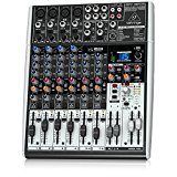 Mezclador Behringer XENYX X1204USB Premium de 12 entradas y 2/2 buses con preamplificadores y compresores de micrófono XENYX, ecualizadores británicos, Color Plata