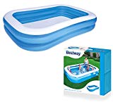 Bestway - Piscina Hinchable, Infantil, Azul , 262 x 175 x 51 cm