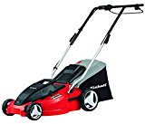 Einhell GC-EM 1536 - Cortacésped eléctrico (1500 W, altura de corte 5 niveles | 25-65 mm , ancho de corte 36 cm, hasta 600m² de jardín, 38L de capacidad de bolsa) (ref.3400150)