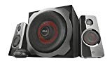 Trust Gaming GXT 38 Tytan Altavoces PC Gaming 2.1 con Subwoofer, 120 W, Jack 3,5 mm, Sistema de Altavoces para Ordenador, Portátil, Smartphone, Tablet - Negro