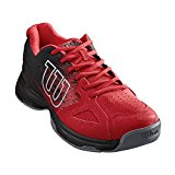 Wilson Kaos Stroke, Zapatillas de Tenis para Hombre, Rojo/ Negro (Wilson Red Wil/ Black/ White), 42 2/3 EU