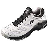 Yonex SHT Power Cushion Cefiro - Zapatillas de tenis para hombre, color blanco y gris, tamaño 9.5 UK