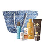 Bottega Verde - Kit Verano Perfecto (Stick protector SPF 50+/Leche solar SPF30/Crema solar bronceado intenso SPF6/Aftersun reparador y calmante/Bolsa de mar)