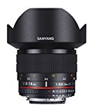 Samyang F1110603101 AE - Objectivo para Nikon (14 mm IF ED UMC, sensor APS-C y Full-Frame), Negro