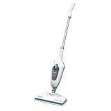 BLACK+DECKER Mopa a Vapor 5 en 1, Potencia 1300 W, Capacidad 350 ml, Inalámbrica, Cabezal Giratorio 180º, Incluye Almohadilla de Microfibra y Varios Accesorios - FSMH13E5-QS