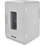 Gino Gelati 15 litros de 2 a 1 digitales Mini nevera Kühlbox Warmhaltebox Campingkühlschrank 12 & 220 voltios, kühlt hasta 25°C de temperatura ambiente