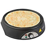 Ultratec 331400000677 Crepera, diámetro 28 cm, 1000 W, Negro