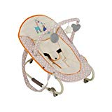 Hauck Bungee Deluxe Hamaca Bebé, desde 0 Meses hasta 9 kg, Balancin Bebe, Respaldo Ajustable, Mecedora Bebe, Sistema de Arnés, Arco de Actividades, Estructura Antivuelco, Portátil, Beige