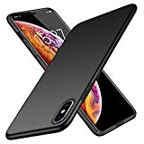 Funda iPhone XS MAX TopACE Ultra Slim Anti-Rasguño y Resistente Huellas Dactilares Totalmente Protectora Caso de Plástico Duro Cover Case para iPhone XS MAX (Negro)