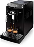 Philips Serie 4000 Máquina de café Espresso automática con espumador de Leche clásico, 0 W, 2 Cups, 0 Decibeles, plástico, Negro