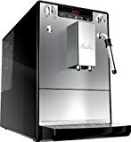 Melitta Caffeo Solo&Milk E953-102 Cafetera Superautomática con Sistema de Leche, Molinillo, 15 Bares, Café en Grano, Limpieza Automática, Personalizable, Plata