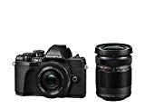 Olympus OM-D E-M10 Mark III Kit, Cámara de Sistema Micro 4/3 (16 MP, Estabilizador de Imagen de 5 Ejes, Visor Electrónico) + Objetivo M.Zuiko 14-42mm EZ Zoom + M.Zuiko 40-150mm Telezoom, negro