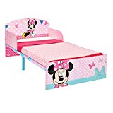 Minnie Mouse Hello Home Cama Infantil con diseño, Madera, Rosa, 42.50x77.00x143.00 cm