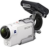 Sony FDRX3000R Kit de Cámara Action Cam 4K y Grip para Dedo AKAFGP1, Blanco/ Negro