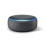 Echo Dot (3.ª generación) - Altavoz inteligente con Alexa, tela de color antracita