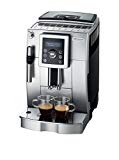 De'longhi - Cafetera Superautomática 15 Bares de Presión, Espresso y Cappuccino, Depósito de Agua Extraíble 1.8l, Panel LCD, Dispensador de Café Ajustable, Limpieza Automática, ECAM 23.420.SB, Plata