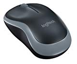 Logitech M185 Ratón Inalámbrico, 2.4GHz con Mini Receptor USB, Batería de 12 Meses, Seguimiento Óptico con Resolución de 1000 dpi, Ambidiestro, Compatible con PC, Mac, Portátil - Gris