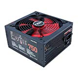 Nox NX 750W - NXS750 - Fuente de Alimentación 750W, compatible con SLI&Crossfire, ventilador 140mm, utra silenciosa, Multi GPU compatible, PFC activo, color negro