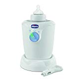 Chicco Calienta Biberones Doméstico y de Viaje con 2 Programas y Apagado Automático, Calienta Temperatura Ideal – Calentador de Alimentos para Bebés, Apto para Tarritos, 110W, Color Blanco