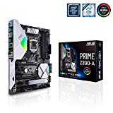 ASUS Prime Z390-A - Placa base ATX Intel de 8a y 9a gen. LGA1151 con Overclocking por IA, DDR4 4266 MHz, dos M.2, Iluminación RGB Aura, SATA 6 Gb/s y USB 3.1 Gen. 2 tipo C