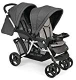 CHIC 4 BABY 273 63 Doppio - Cochecito para hermanos, color gris y gris