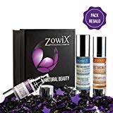 ZOWIX. Pack regalo mujer de Cosmetica Natural. Lote cremas antiarrugas, lifting y serum facial. Kit de belleza natural. Set antienvejecimiento. Un cofre antiedad