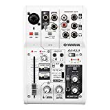 Yamaha AG03 - Consola de mezclas con capacidad para audio USB, transmisiones por internet y grabación en directo, en blanco