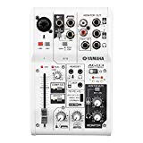 Yamaha AG03 - Consola de mezclas con capacidad para audio USB, transmisiones por internet y grabación en directo, en blanco