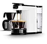 Philips Senseo HD7892/00 - Cafetera (Independiente, Cafetera combinada, 1 L, Dosis de café, De café molido, 1450 W, Blanco)