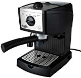 DeLonghi EC156.B Cafetera automática independiente, 1100 W, 1 L, 15 bares, de plástico, Negro, Metálico