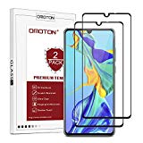 OMOTON Protector Pantalla para Huawei P30 Cristal Templado Huawei P30, Tecnología 3D, Anti-despegamiento, Anti-arañazo, Anti-Burbujas [2 Piezas]