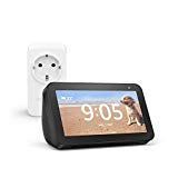 Echo Show 5 (negro) + Amazon Smart Plug (enchufe inteligente wifi), compatible con Alexa