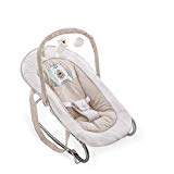 Hauck Bungee Deluxe Hamaca Bebé, desde 0 Meses hasta 9 kg, Balancin Bebe, Respaldo Ajustable, Mecedora Bebe, Sistema de Arnés, Arco de Actividades, Estructura Antivuelco, Portátil, Beige