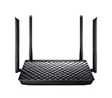 ASUS RT-AC1200G+ - Router inalámbrico AC1200 Doble Banda Gigabit (USB 2.0, modo punto de acceso, triple VLAN)