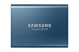 SAMSUNG T5 250GB - Disco Estado sólido SSD Externo (250GB, USB), Color Azul