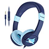 EasySMX Auriculares Niños, [Regalos Originales] Cascos de Diadema para Niños, Cascos Infantiles con Cable en Volumen Limitado de 90dB para iPod iPad iPhone(3.5mm) Handy Tablet PC MP3 MP4