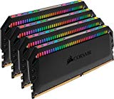 Corsair Dominator Platinum RGB Kit de Memoria 32 GB DDR4 3600 MHz C18, con Iluminación LED RGB, 4 x 8 GB, Negro