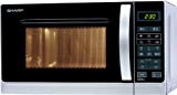 Sharp R-642INW Microondas Grill 20L, Control Tactíl, 800W, 800 W, 20 litros, Negro