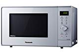 Panasonic NN-GD36H - Microondas con Grill (1000 W, 23 L, 6 niveles, Grill Cuarzo 1100 W, Plato Giratorio 285 mm, Control tácti L, 17 modos, Turbo Defrost, tecnología Inverter) Plata