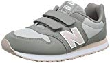 New Balance 005, Zapatillas Unisex Niños, Gris (Grey/Pink Pg), 34.5 EU