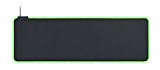Razer Goliathus Extended Chroma - Alfombrilla suave para juegos con iluminación RGB (soporte para cables, superficie de tela, borde cosido, optimizado para todos los ratones) Negro