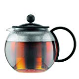 Bodum French Press System Assam 0.5 L Tetera de émbolo, Vidrio, Acero, Negro, Centimeters